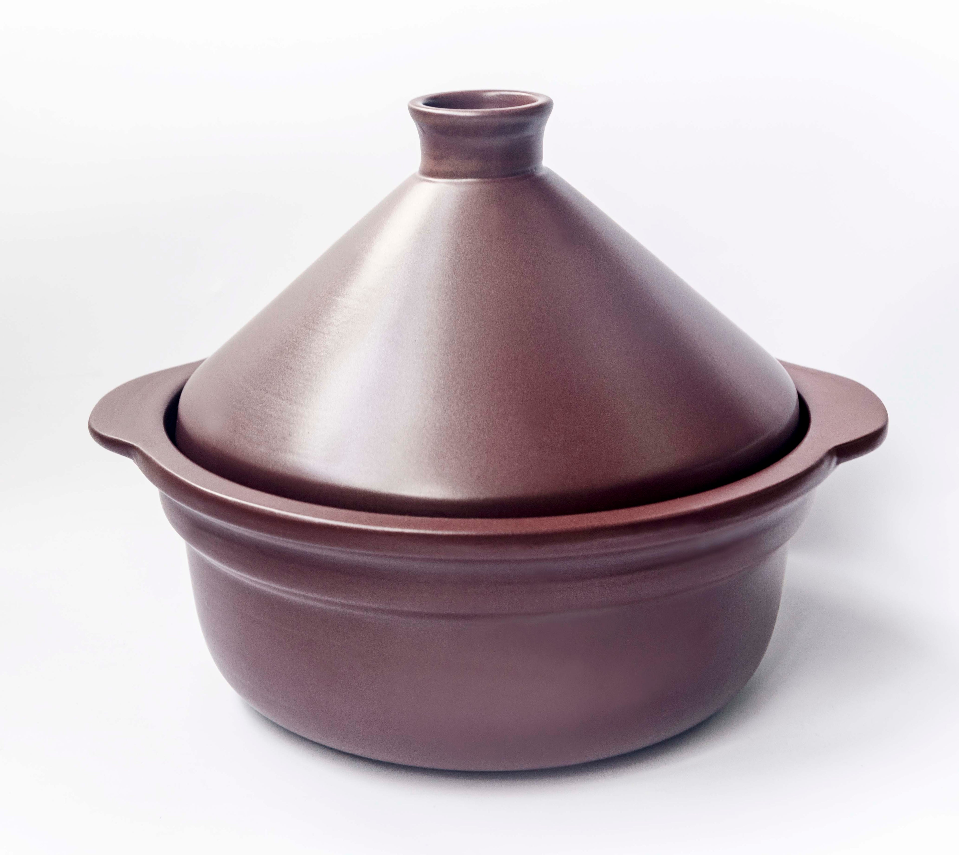 Pot Tajine in Zisha purple clay 22 or 26 cm-2